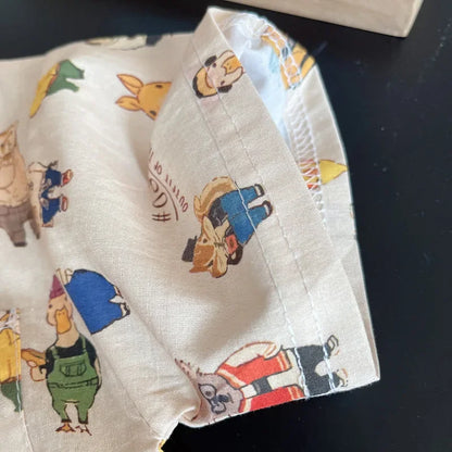 2Pcs/Sets New Summer Baby Boys Clothes Suit Children Cartoon Shirt Shorts Toddler Clothing Infant Casual Costume Kids Tracksuits