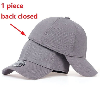 Back Closed Baseball Caps Full Closure Snapback Hats Hip Hop Hat for Men Women58-60cm Dad Hats Cap Kids Adults