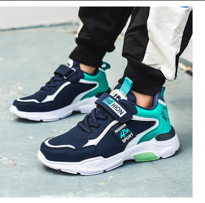 Summer Sport Kids Sneakers for Boys Breathable Mesh Running Tennis Outdoor Anti Skid Children Casual Walking Shoes