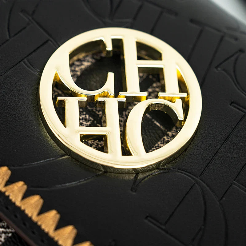 Solid Design Shoulder Bag Dark Letter Embossed Ladies Party Bag Exquisite Luxury Brand Fashion Design Handbag Classic