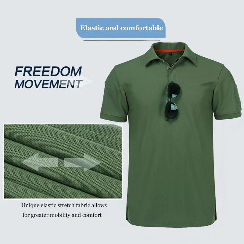 Wear-Resistant Outdoor Tactical Pants Mens Casual T-shirt Cargo Trousers Multi-pocket Waterproof Pant Hiking Training Workwear