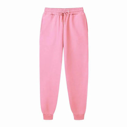 Men's Sweatpants Autumn and winter Fleece Pants Sport Long Pants Casual Drawstring Jogger Pants Pockets  Keep warm Trousers