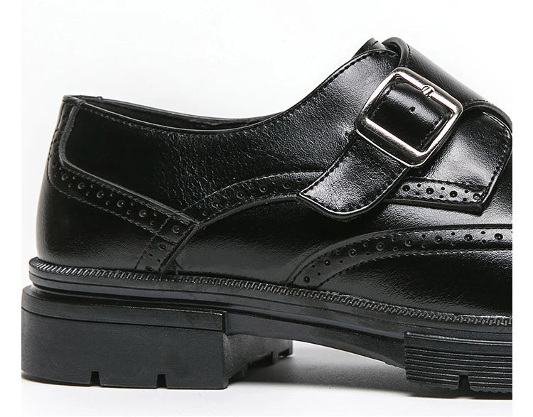 Fashion Formal Wedding Shoes Men Trend Casual Business Leather Shoes For Men High Quality Social Brogues Leather Shoes Male