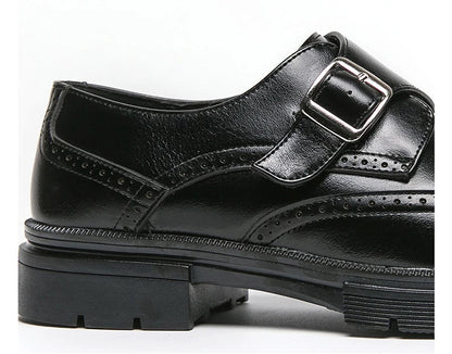 Fashion Formal Wedding Shoes Men Trend Casual Business Leather Shoes For Men High Quality Social Brogues Leather Shoes Male