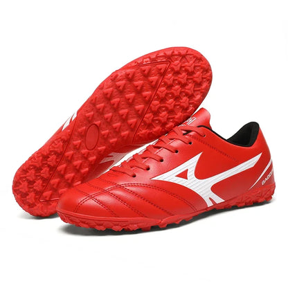 Men Football Boots Soccer Shoes Breathable Professional Turf Outdoor Non-slip Long Spikes Adult Ultralight Training Futsal