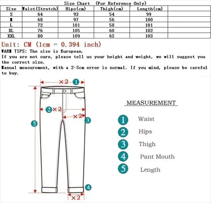 Ins Fashion Jeans Women Comfortable High Waisted White Jeans Girls Thin Stretch Denim Pants Female Straight Leg Trousers