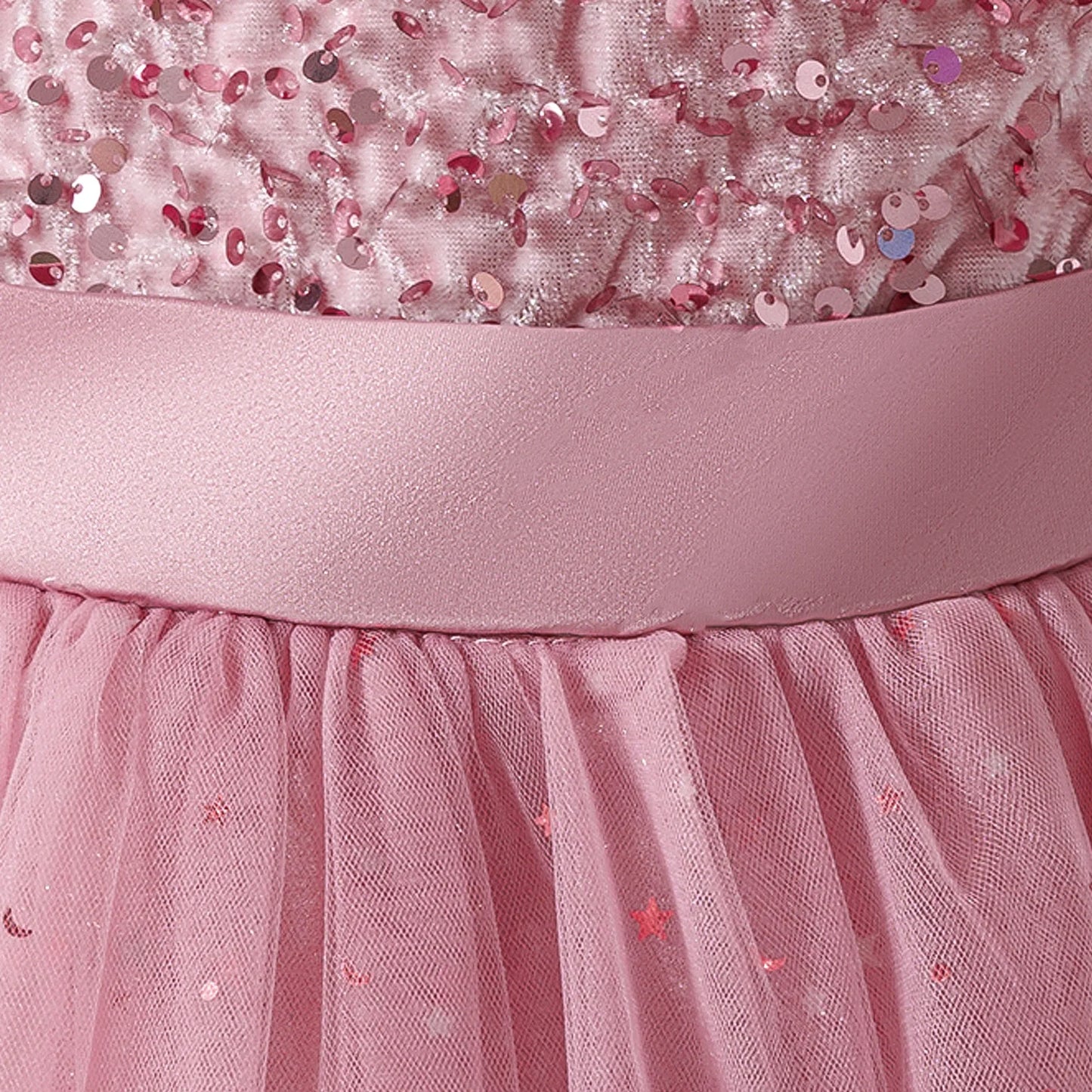 Vestidos de Festa de Daminha de Verão com Lantejoulas para Meninas Elegante Laço Vestido de Aniversário de Casamento para Meninas Baile de Formatura Gala Concurso Noite Roupa Infantil