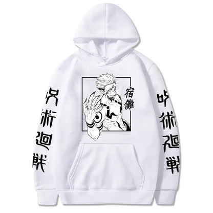 Jujutsu Kaisen Anime Ryomen Sukuna  Clothes Hooded Sweatshirts Cosplay Streetwear Hoodie Tops Birthday Gifts