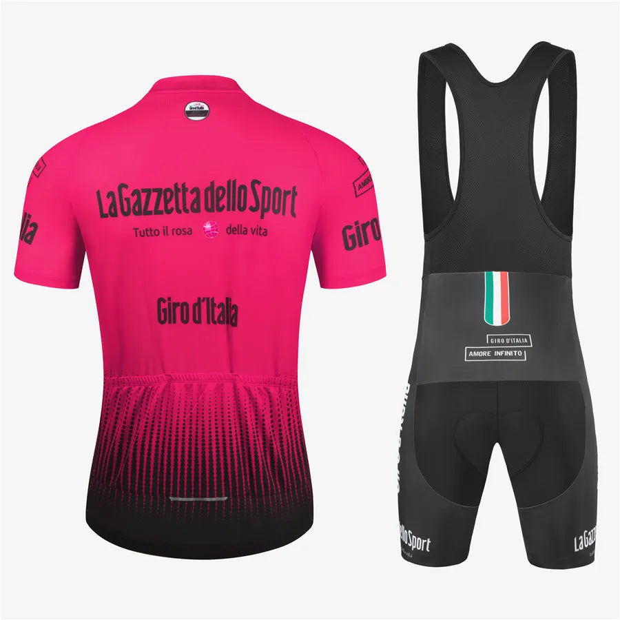 Tour Of Italy Bicycle Clothes Cycling Jersey Set Summer Road Bike Short Sleeve Cycling Clothing Men Mtb Jersey Set Sport Wear