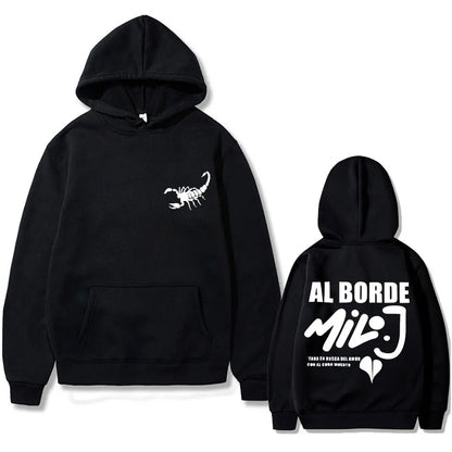 Rapper Milo J 111 Album Graphic Hoodie Men Women Hip Hop Fashion Oversized Hooded Sweatshirt Men's Casual Fleece Cotton Hoodies