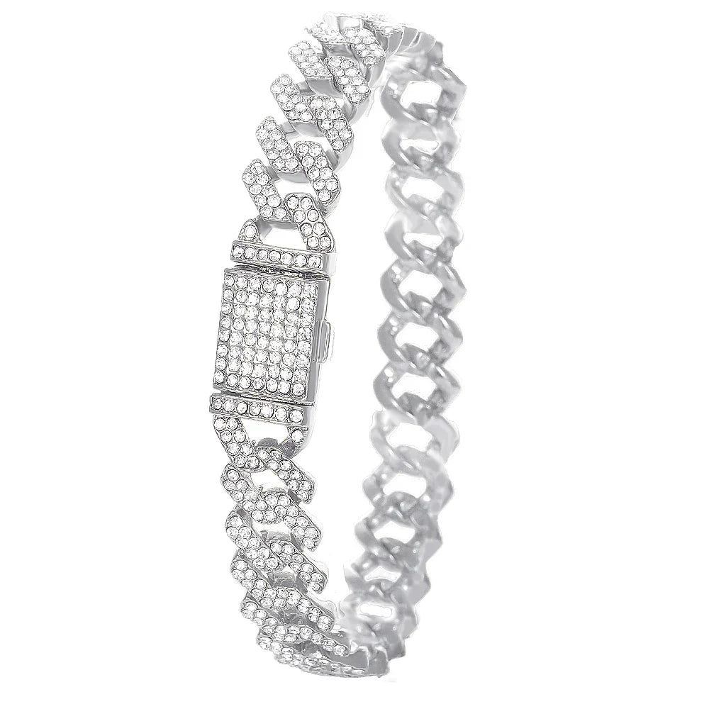 Luxury Moissanite Iced Out Watches Hip Hop Bust Down Unisex Diamond Watch, Stainless Steel Moissanite Studded Wrist Watch