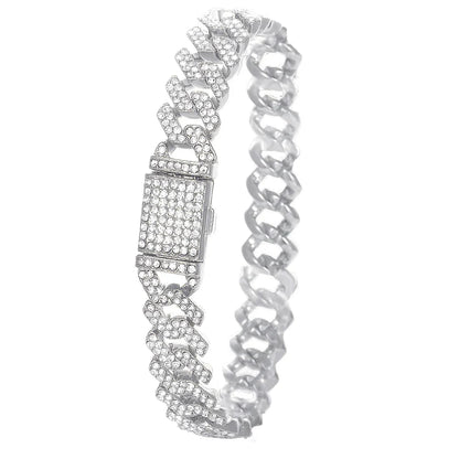 Luxury Moissanite Iced Out Watches Hip Hop Bust Down Unisex Diamond Watch, Stainless Steel Moissanite Studded Wrist Watch