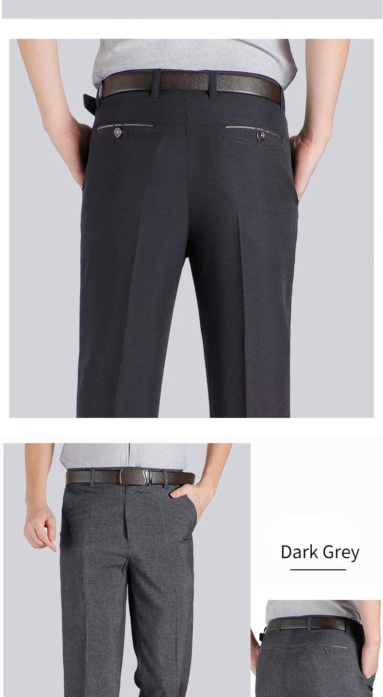 High Quality Men's Classic Suit Pants Spring Summer Pants High Waist Autumn Trousers Business Casual Pant Dropshipping YYQWSJ