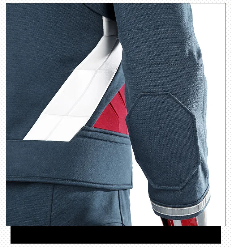 New Superhero Cosplay Costume Captain Steve Rogers Suit Adult Men Halloween Comic Con Outfit Custom Made Superhero Jumpsuit