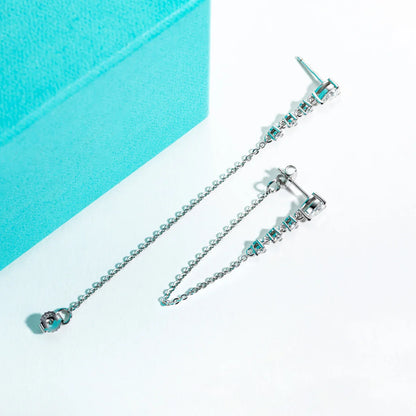 1cttw Pear Moissanite Drop Earrings 925 Sterling Silver D Color Lab Created Diamond Dangle Earrings For Women Jewelry