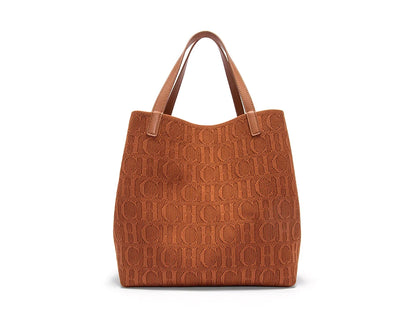 Fashionable Classic New Solid Color Outer Bag Women's Handbag Exquisite Handcrafted Weaving Large Capacity Handbag