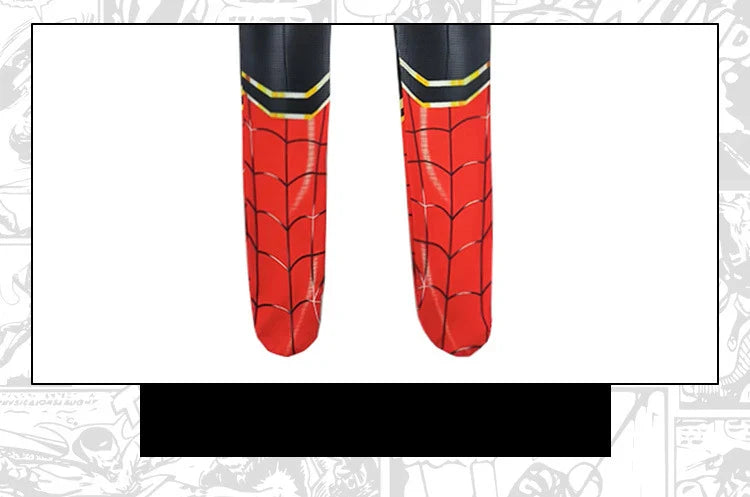 Kids Spider Boy Cosplay Costume Superhero Morales Cosplay Jumpsuit Miles Zentai Jumpsuit Halloween Carnival Party Costume Adult