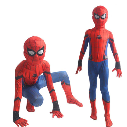 Movie Superhero Red Peter Parker boy Muscle Costume Halloween Cosplay Party Ultimate Movie Characters Christmas New Year Gift