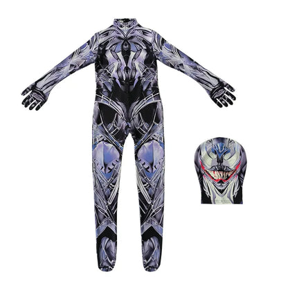 Kids Spider Boy Cosplay Costume Superhero Morales Cosplay Jumpsuit Miles Zentai Jumpsuit Halloween Carnival Party Costume Adult