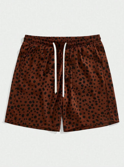 2025 Women Summer Classic Leopard dot Beach Shorts New Fashion plus size  Men Women daily  Shorts csaual Trunks  Shorts