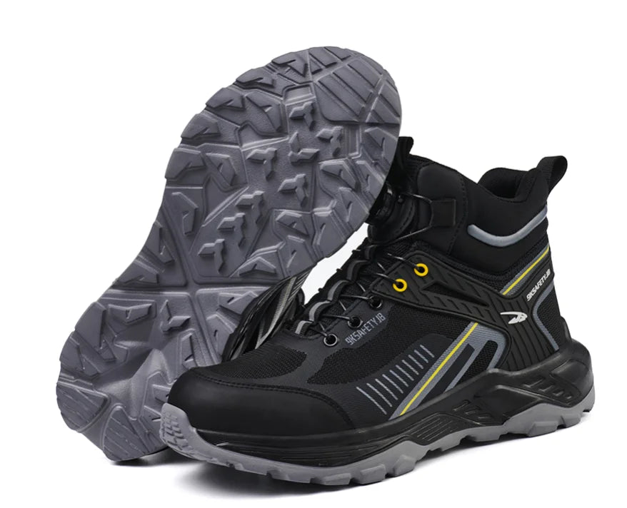 Safety Shoes Men Boots High Top Work Sneakers Steel Toe Cap Anti-smash Puncture-Proof work Boots Indestructible Shoes