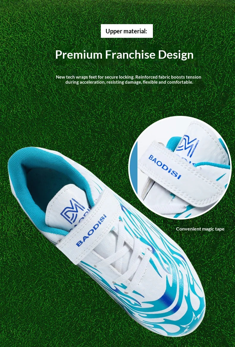 Baseball Cleats for Girls Boys Softball Shoes Kids Indoor Soccer Turf Shoes Futsal Athletic Cleats for Toddler/Little/Big Kid
