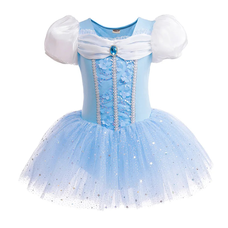 Girl Ballet Dancing Dress Party Fancy Sequined TUTU Dress Princess Girl Clothes Baby Girl Stage Shows Party Costumes