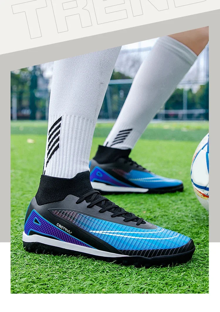 New Men Soccer Shoes Cleats Football Boots Professional Women Unisex Ultralight Match Grass Futsal High-quality TF/FG Sneakers