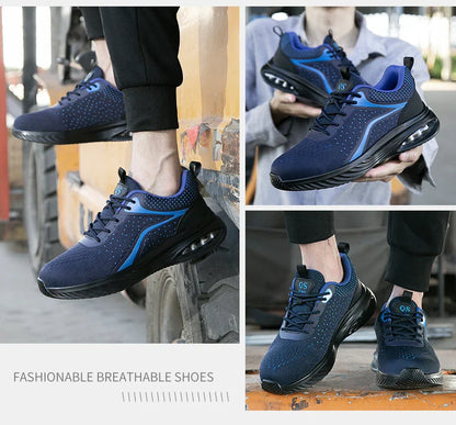 Men's safety shoes, puncture resistant work shoes, women's fashionable safety shoes, protective shoes