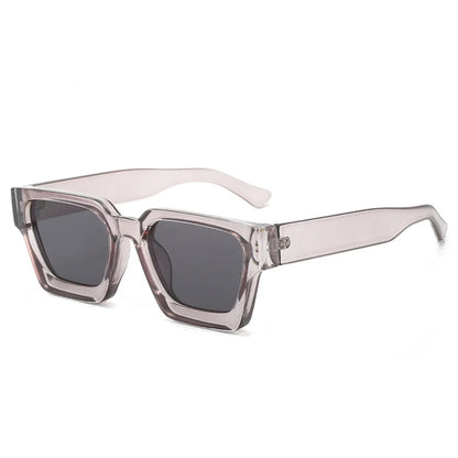 Men Square Frame Sunglasses 2025 Luxury Brand Designer Sun Glasses Retro Trendy Shades UV400 Unisex Women Glasses New