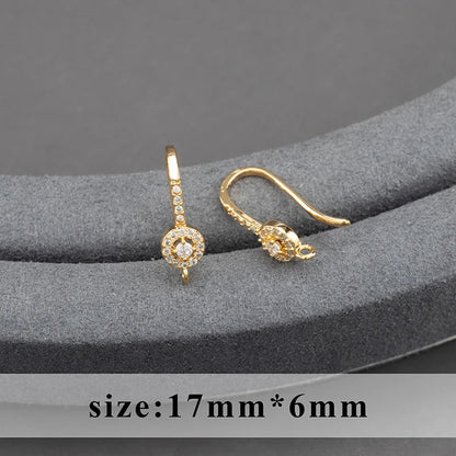 20pcs/lot M800 jewelry accessories,pass REACH,nickel free,18k gold plated,copper,connector,diy earrings,jewelry making