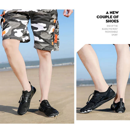 Men Women Barefoot Outdoor Aqua Shoes Couple Quick-drying Wading Beach Swimming Fitness Cycling Sports Water Sneakers