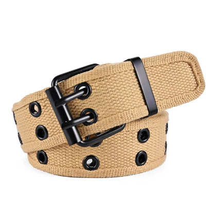 Men Belts Canvas Nylon Webbing Belt Fashion Casual Designer Unisex Belts High Quality Sports Military Strap Cargo Pants Belt