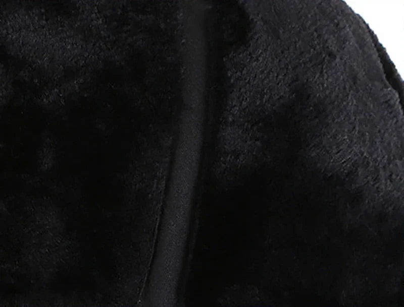 Retro Cowhide Bomber Hat Winter Keep Warm Caps Men Women Real Leather Cap Thick Velvet Dad Hat Leather Hat