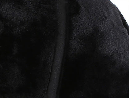 Retro Cowhide Bomber Hat Winter Keep Warm Caps Men Women Real Leather Cap Thick Velvet Dad Hat Leather Hat