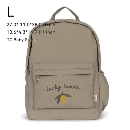 Baby Backpack Parent-child Kids Schoolbag Kindergarten Bags Brand Traveling Cherry Children's Boys Girls Mom Storage