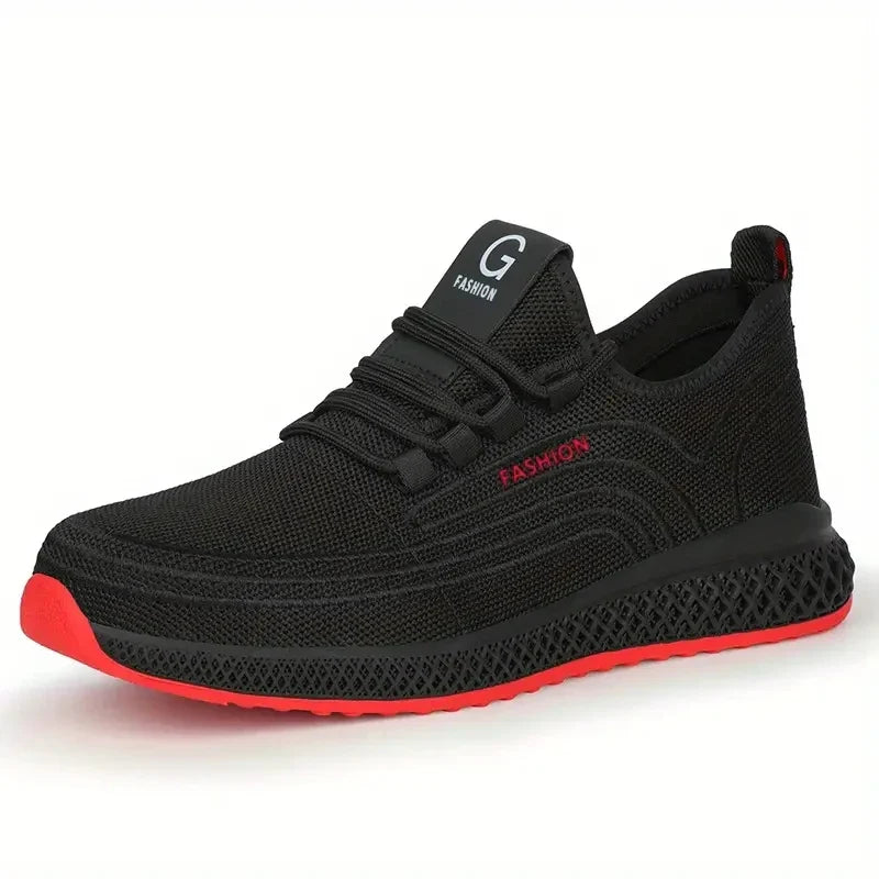 Steel Toe Protective Work Shoes Anti Smash Safety Shoes Men Women Light Work Sneakers Breathable Anti-Stab Indestructible Shoes