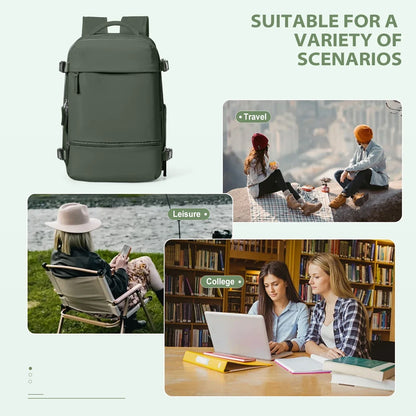 Backpack Travel Cabin Airplane 40x20x25, Backpack Cabin for Ryanair Travel Suitcases 40x30x20 Men Cabin Hand Luggage Anti-theft