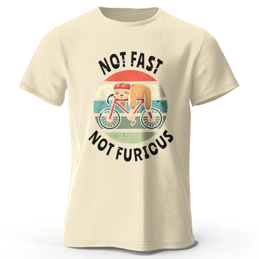 Men's Timeless Funny Printed Classic 100% Cotton T-Shirt, Ultra Soft Round Neck Short Sleeve Tee for Casual & Home Wear