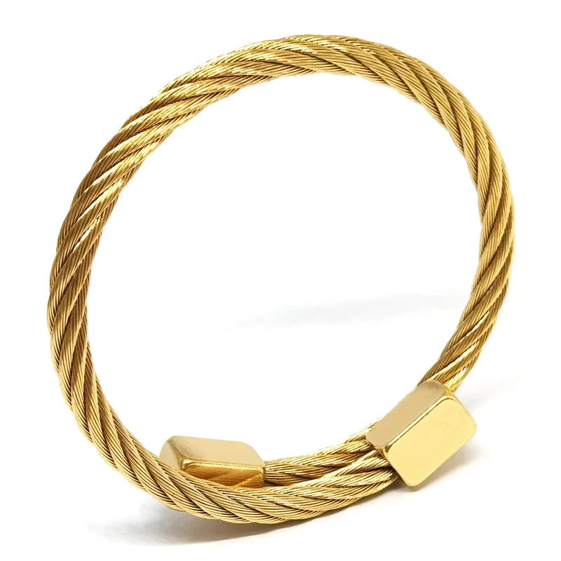 Stainless Steel Nail Bracelet Bracelets for Women Luxury Charm Jewelry Designer Luxury Brand Couple Bangle for Men Classic Gift