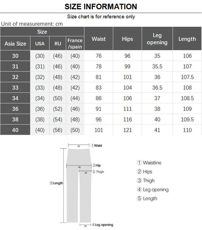 6 Colors Male Autumn Winter Casual Pants Chic Straight Formal Office Luxury Trousers Fashion Elastic Men Business Suit Pants