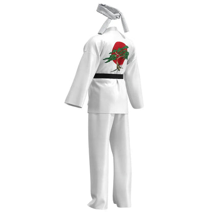 Karate Kids KOF Cobra Kai Cosplay Costume Kid Adult Black White Kimono Uniform Headband Anime Halloween Party Suit Tracksuit