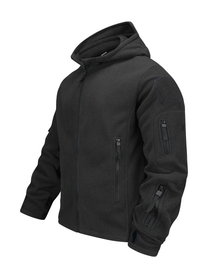 Men US Military Winter Thermal Fleece Tactical Jacket Outdoors Sports Hooded Coat Militar Softshell Hiking Outdoor Army Jackets