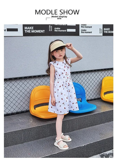 Girls' sandals Summer children's non-slip soft-soled princess beach shoes Fashion sandals for little girls