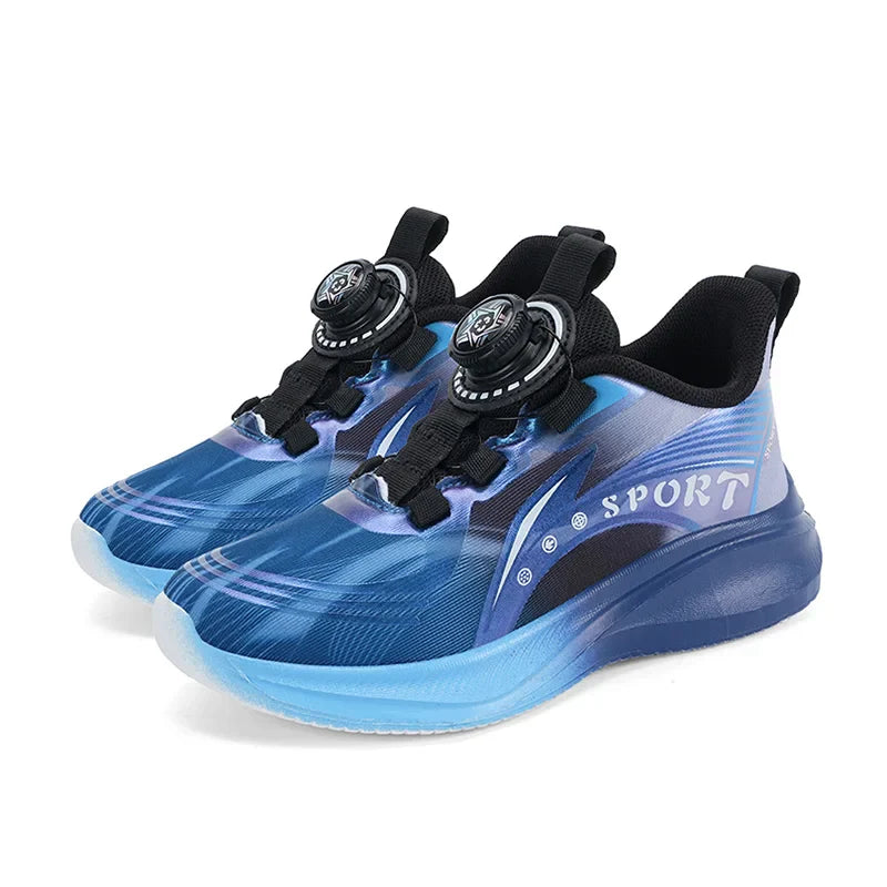 Kids Sneakers Breathable Student Boys Basketball Sports Shoes for Children Outdoor Training Trendy Tennis Size 28-39