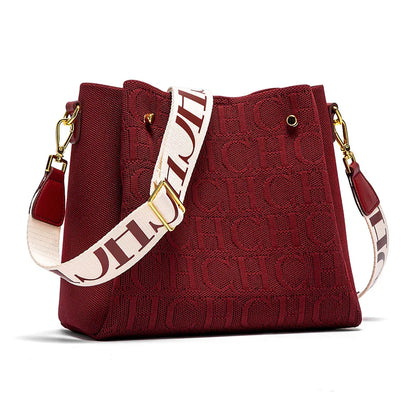 Women's Shoulder Bag New Magnetic Buckle Khaki Shoulder Bag Large Capacity