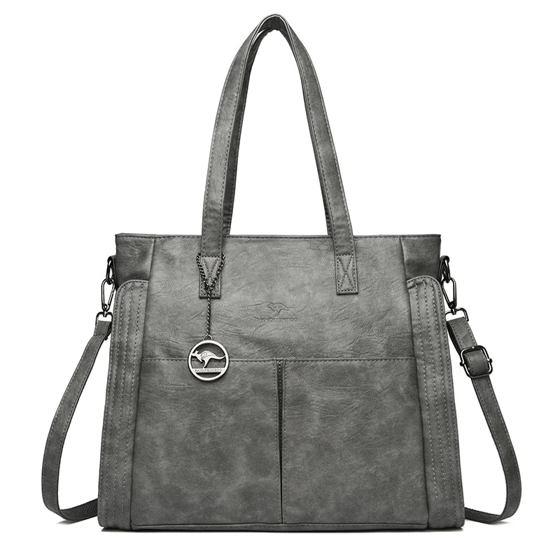 Genuine Brand Fashion Luxury High Quality 3 Layers Leather Handbag Women 2024 Crossbody Bags for Women Lady Large Capacity 2024
