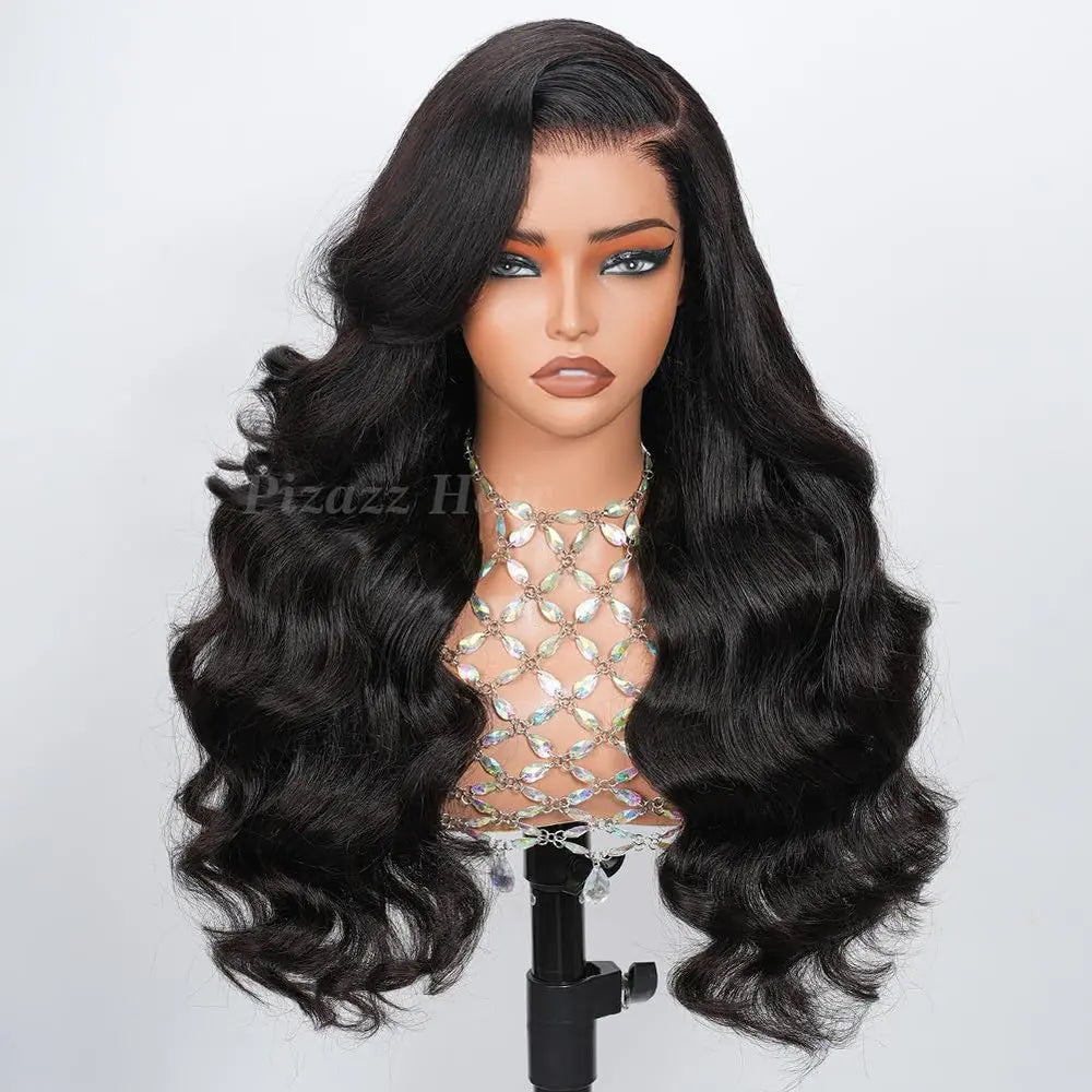 Bob Wig Human Hair 13x4 Frontal Lace Wig Body Wave HD Lace Front Wigs Human Hair Pre Plucked 99J,4/27 and natural Wigs for Women