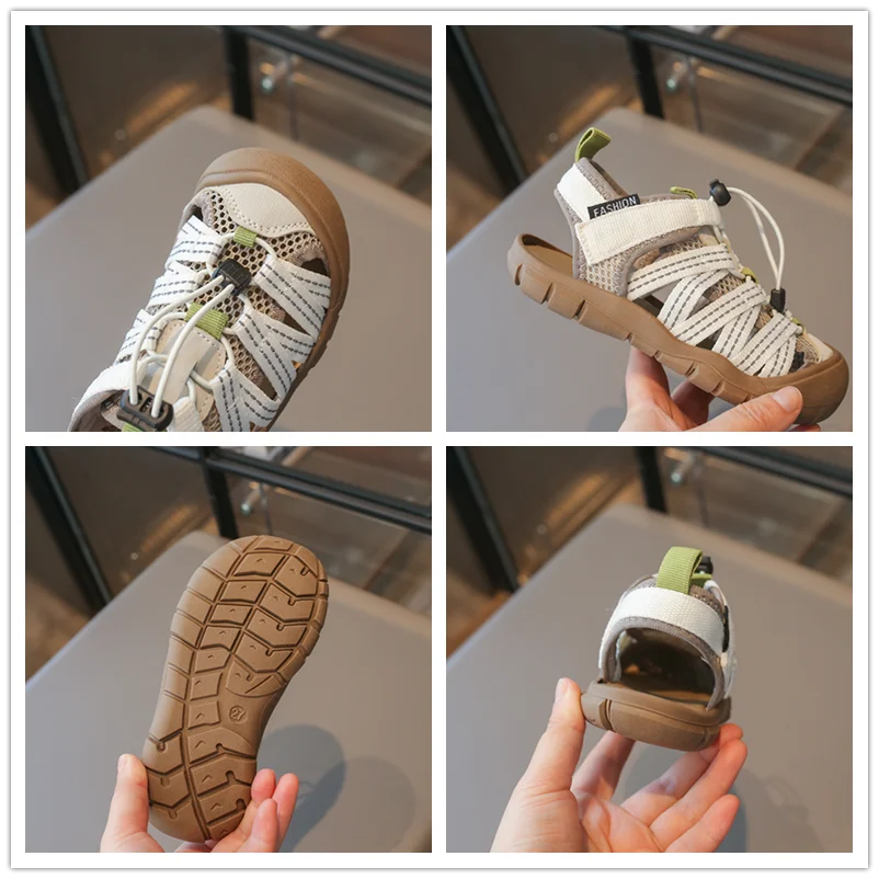 Summer Baby Girls Boys Sandals Children Barefoot Beach Sandals Non Slip Soft Sole Kids Casual Sneakers Outdoor Student Shoes