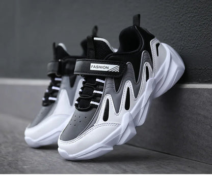 Kids Casual Boys Basketball Shoes Soft Sole Kids Shoes Non-slip Sneakers Shoes Outdoor Student's Children Sport Walking Footwear